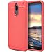 Produktbild Huawei Mate 10 Lite Hülle, KuGi Slim Weiches Stoßsicheres Gehäuse mit Spezial-Hexagon Texture Hülle Schutzhülle Soft Case Hülle für Huawei Mate 10 Lite Smartphone (Rot)