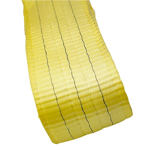 Forever Speed 3T Hebebänder Hebegurt Hebeschlinge Schlinge Gurt Schlupf Kran Gurt Rundschlinge CE TÜV Gelb 2M - 3