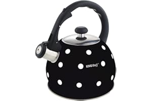 KING HOFF 2 l de agua Hervidor para Whistling Kettle Tetera Tetera Hervidor de agua Schwaz