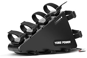 Season E-Bike Battery 36V 21Ah 777Wh Triangular Battery, with Power Switch and UK Charger, Suitable for 36V 350W-1000W Motors