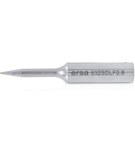 Punta Saldante Ersa 0102PDLF08L Per I-Tool E I-Con | A Forma Di Matita Allungata, 0,8 Mm, Ersadur Di Precisione - 4