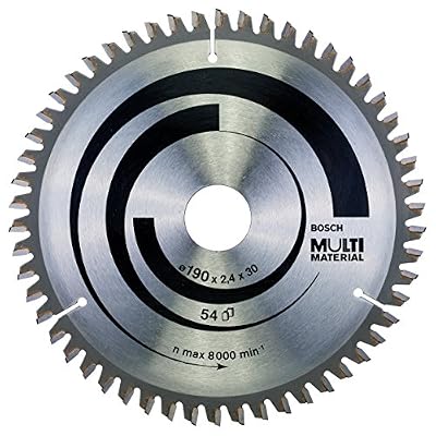Bosch 2608640509 Lame de scie circulaire Multi Material 190 x 30 x 2,4 mm, 54, 1 pièce