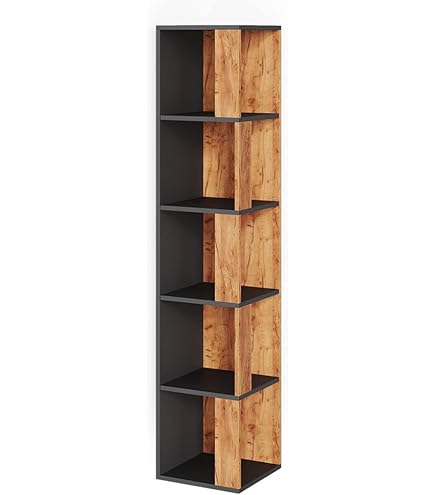 Hocus Picus - Hoekwandplank - 3 Niveaus - 60×90×22 Cm - Wit