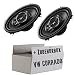 Produktbild VW Corrado Heck - Pioneer TS-A4633i 4x6' 3-Weg Custom-Fit Oval Lautsprecher - Einbauset