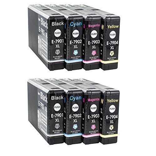 8 kompatible YouPrint Patronen für Epson Workforce Pro WF4630DWF WF4640DTWF WF5110DW WF5190DW WF5620DWF WF5690DWF