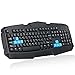 Produktbild Schwarze Mechanische Gaming Keyboard USB-Schnittstelle 104 Tasten Matte Textur