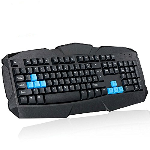 Preisvergleich Produktbild Schwarze Mechanische Gaming Keyboard USB-Schnittstelle 104 Tasten Matte Textur
