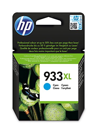 HP CN054AE BGX - Cartucho de tinta para HP 933  cian