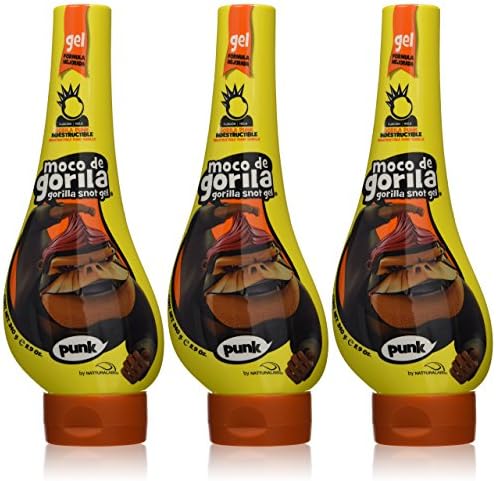 Moco de Gorila Punk Extreme Hold Gel, 11.9 Oz (Pack of 3)