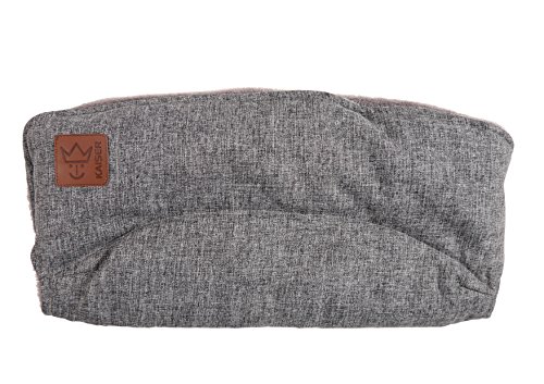 Kaiser 65726225 Handwärmer Icey, Fleece, schwarz melange
