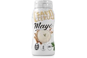 LIFE PRO LIFE PRO NUTRITION Sauzero Zero Calories Mayo 310ml | Salsa baja en grasas, bajo aporte calórico y sin azúcar añadido | Salsa para acompañar tus platos y recetas