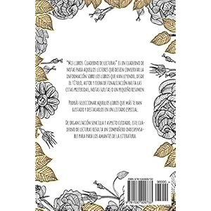 Cuaderno de lecturas: Tus libros favoritos en un cuaderno de lecturas