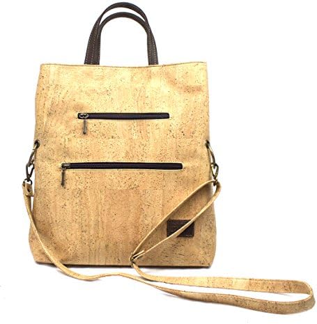 VEGAN CORK CROSS-BODY BAG 100% ANIMAL FREE by Dux Cork GENUINE PORTUGUESE PREMIUM Cork Fabric 100% QUALITY GUARANTEE FREE DELIVERY