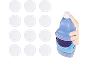 PEUTIER 12 Pièces Joint en Silicone pour Bouteille, pour Swiffer Wet Jet Solution de Nettoyage pour Vadrouille Bricolage Réutilisable Bouteille Récipient de Recharge Étanche Ménage Nettoyage