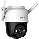 Imou 4MP Telecamera Wifi esterno con Visione Notturna a Colori, Telecamera WiFi di Sorveglianza IP66, Copertura Visiva a 360°