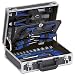 Produktbild LUX-TOOLS WZK-96 Werkzeugkoffer, 96-teilig | Vielseitiges Werkzeug-Set für Heim- und Handwerker im praktischen Aluminium-Koffer inkl. Schraubendrehern, Zangen, Drehmomentschlüssel uvm.