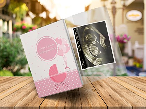 Mutterpasshülle 3-teilig rosa Herzchen Geschenkidee Mutterpass Hülle personalisierbar mit Namen - 8