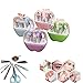 Produktbild lzndeal 9 Stücke Nail Clipper Kit Nail Care Maniküre-Set Nagelzangen Maniküre Set Äpfel Form Reise Make-Up Nägel Pflege Werkzeuge