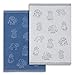 Produktbild KRACHT, 2er-Set Jacquard Geschirrtuch Halbleinen, Katzenreihe grau+blau, Edition ziczac-affaires, ca. 50x70cm