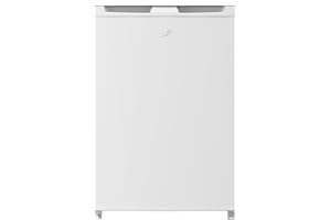 Beko TSE1424N b100 Tischkühlschrank, 128 l Gesamtrauminhalt, wechselbarer Türanschlag, gute Beleuchtung im Gerät, 37 dB, robuste Glasablagen, Weiß