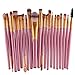 Malloom® 20pcs/set Makeup Brush Set tools Make-up Toiletry Kit Wool Make Up Brush Set (Gold)