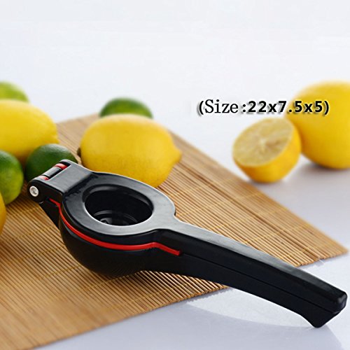 cmykzone Entsafter, manuelle Zitruspresse, Edelstahl, Schwere Pflicht, geeignet für Entsaften orange, Zitrone (rot) - 2