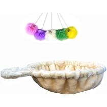 SHENGOCASE Katzenhängematte – 37 Cm Großer Nestkorb Für Katzenbäume – Inkl. 5 Spielzeugen – Bis 9 Kg