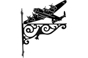 BOTARO Steel Images Lancaster Bomber Ornamental Hanging Bracket