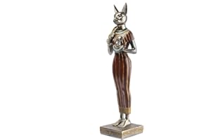 lachineuse egipska statuetka Bastet, majsterkowanie, 31 x 7,5 x 7,5 cm