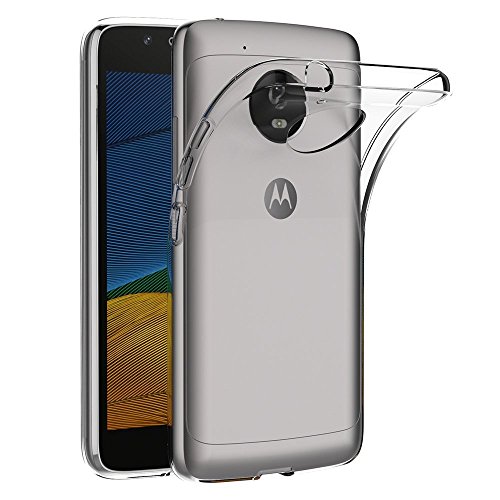 Funda Carcasa Gel Transparente para MOTOROLA MOTO G5  Ultra Fina 0 33mm  Silicona TPU de Alta Resistencia y Flexibilidad  Electr  nica Rey  