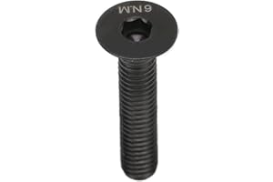 SPYMINNPOO Viti per Bulloni in Titanio, Bullone di Fissaggio per Coperchio Superiore Attacco Manubrio Bici M6x30mm Vite per Bullone Attacco Manubrio Bici in Lega di Titanio per Riparazione Bici MTB