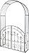 Produktbild Rosenbogen ''Juina'' mit Tor