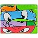 Price comparison product image Mirage Teenage Mutant Ninja Turtles Faces Green ID & Card Bi-Fold Wallet