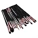 DDLBiz 20pcs Make Up Sets Soft Powder Foundation Eyeshadow Eyeliner Lip Makeup Brushes (Color 1)