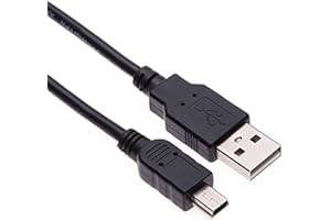 Keple Mini USB Câble USB A vers Mini USB Chargeur Cordon Compatibel avec ONY NWZ-E383 / NWZ-E384 / NWZE384L / NWZ-E384R / NWZ-E385 / NWZA-15 / NWZE585 NWZ-E585 | 1M