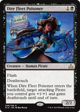 MTG - Rivals of Ixalan - Dire Fleet Poisoner 068/196, Rare, New, Mint