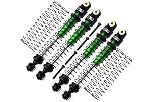 Aluminium 6061-T6 Front And Rear Dampers Shock Absorbers 49mm For Axial 1/24 AX24 XC-1 4WS Crawler Brushed RTR AXI00003 Upgra