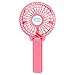 Produktbild MaiMai Mehrzweck USB-Schreibtisch-Fan, wiederaufladbar Fan, Mini Fan, Clip auf Fan, Handheld Fans Kühlung für Office Home Camping Outdoor Aktivitäten (3 Speed Einstellungen) rose