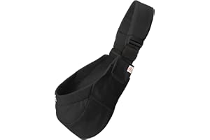 Ergobaby Upsie Sling ergonomisk bärsele för spädbarn och småbarn från 6 månader (7,7–20,4 kg), spontan växling mellan promenader och transport, Onyx