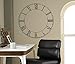 Produktbild Vintage Wanduhr Aufkleber Vinyl Aufkleber Römischen Ziffern Home Interior Business Art Decor Ideen Schlafzimmer Wohnzimmer Büro abnehmbarer Wandmalereien 3 (CLC)