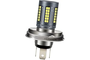 Ruiandsion R2 P45T Ampoule de Phare LED Blanc DC 12-30V Super Lumineux Haut Bas Faisceau LED Ampoule pour Auto Moto Phare Avant