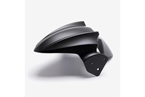 CMPO Front Mudguard compatible with Lexmoto Echo 50 Euro 5 LJ50QT-9L-E5, compatible with Longjia LJ50QT-9L Matt Black