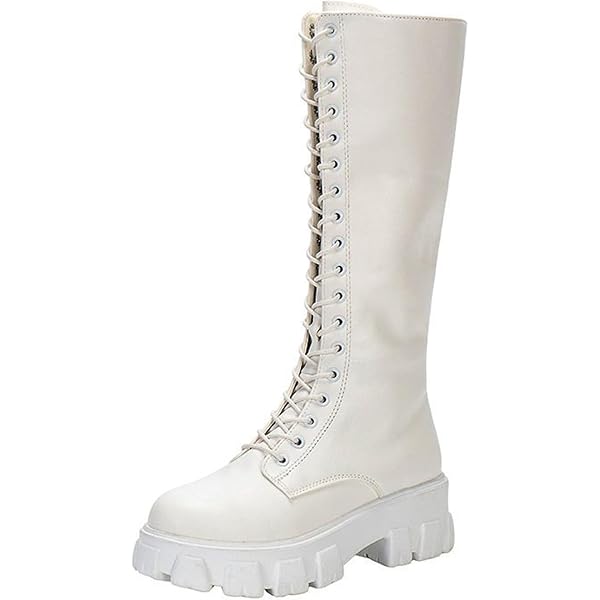 Stivali Moto Donna In Pelle Con Lacci Laterali - Antiscivolo, Impermeabili E Comodi Per Everyday