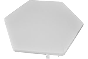 ‎DEDSTORE-BABY Dedstore-Baby Laufgittereinlage 118 x 104 cm - Laufgitter für Matratze - Laufgittermatratze - Einlage Weiß Gesteppt für 6-Eck Laufstall