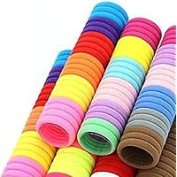 RESHAN Rubber Band for Kids Girls Latest Elastic School Daily Hair Bands Styling Accessories for Girl- 30 Pieces Pack