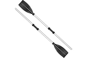 Joyivike Doppelpaddel 126cm Aluminium Stechpaddel 2 In 1 Kanu Und Kajak Paddel Einstellbares Stand Up Board Paddle Abnehmbare Leichte Doppelpaddel Mit Rutschfestem Griff Für Kajak Kajakfahren Boot