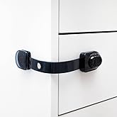 BeeGo® 2 Pack Child Safety Strap Locks - Secure Your Drawer, Cabinet, Toilet, Fridge , and Cupboards with these Baby-Proof St