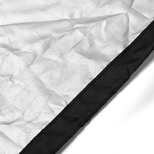 Befied Gartenmöbel Abdeckung, Schutzhülle und Wasserdichte Abdeckplane für quadratische und rechteckige Sitzgarnituren, Gartentische und Terrasse Möbelsets 250 x 250 x 90cm /315x160x74cm (315x160x74cm) - 5