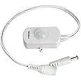 SENSKY BS010BW DC 12v to 24v 3A Mini Dimmable Pir Motion Sensor Switch Occupancy Sensor Switch for Gun Safe, DIY LED Lighting,Kitchen Cabinet(White-with Light Sensor)