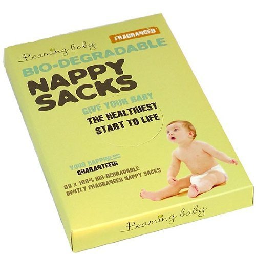 (3 PACK) - Beaming Baby - Nappy Sacks Fragranced Free | 60'spieces | 3 PACK BUNDLE